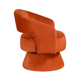 Lavon Orange Swivel Chair by Homelegance at Eve Furniture