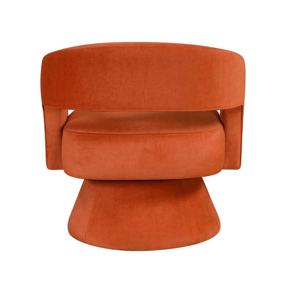 Lavon Orange Swivel Chair by Homelegance at Eve Furniture