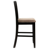 Lavon Tan/Espresso Lattice Back Counter Stools, Set of 2 by Coaster at Eve Furniture