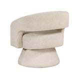 Lavon Taupe Swivel Chair by Homelegance at Eve Furniture
