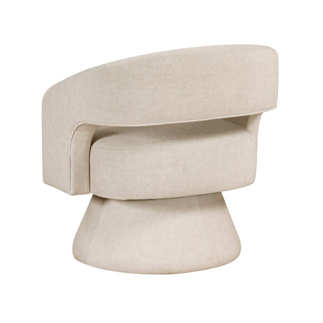 Lavon Taupe Swivel Chair by Homelegance at Eve Furniture