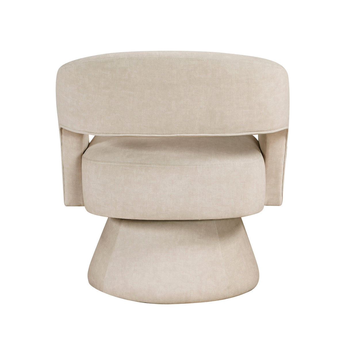 Lavon Taupe Swivel Chair by Homelegance at Eve Furniture
