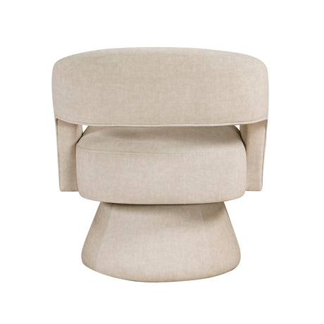 Lavon Taupe Swivel Chair by Homelegance at Eve Furniture