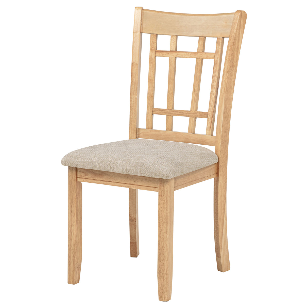 Lavon Wood Dining Side Chair Linen and Light Oak (Set of 2) by Coaster at Eve Furniture