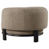 Lawler Mushroom Upholstered Barrel Back Accent Chair