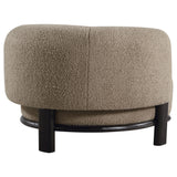 Lawler Mushroom Upholstered Barrel Back Accent Chair