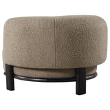 Lawler Upholstered Barrel Back Accent Chair Mushroom by Coaster at Eve Furniture
