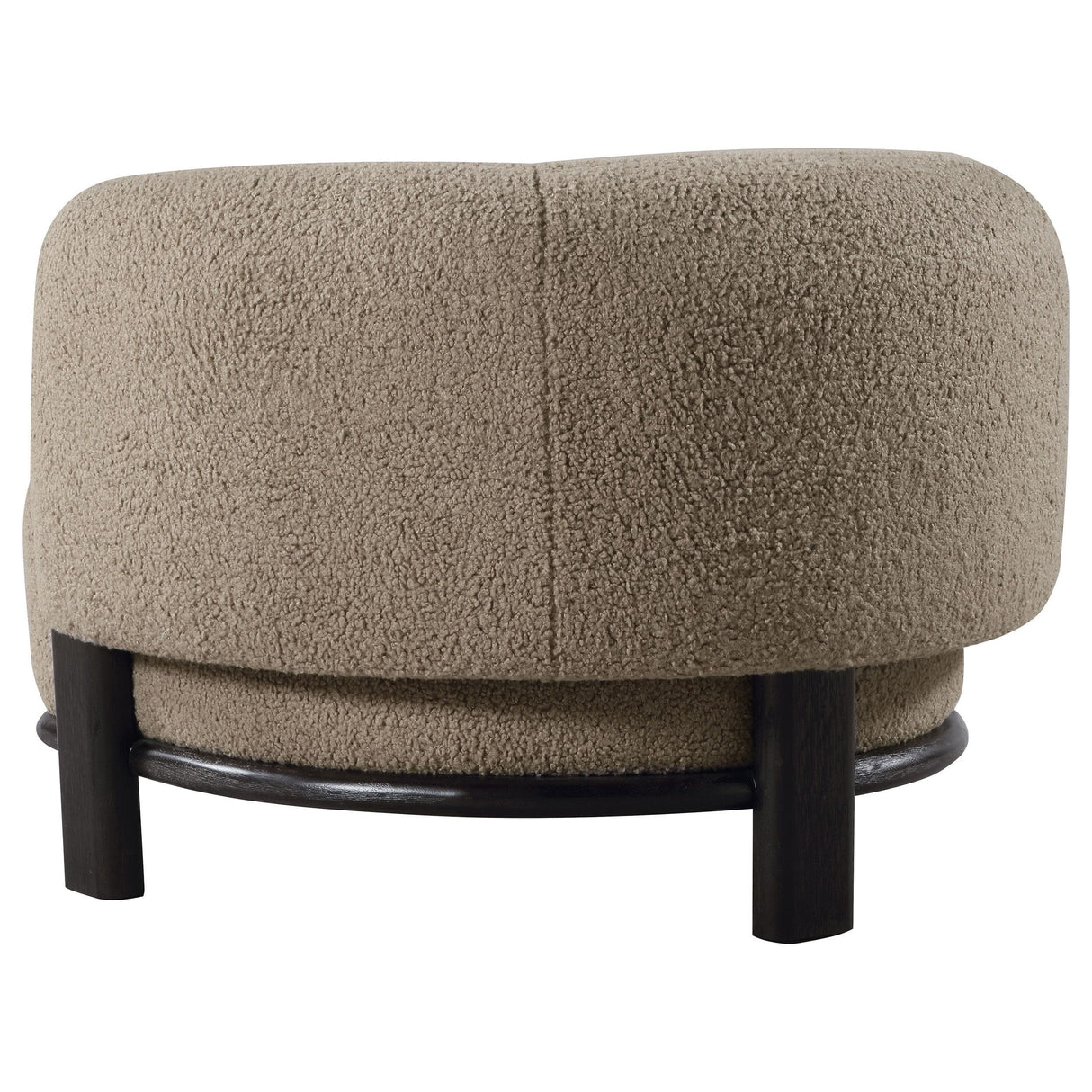 Lawler Upholstered Barrel Back Accent Chair Mushroom by Coaster at Eve Furniture