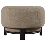 Lawler Upholstered Barrel Back Accent Chair Mushroom by Coaster at Eve Furniture