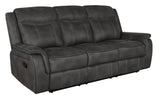 Lawrence Charcoal 3-Piece Upholstered Tufted Living Room Set by Coaster at Eve Furniture