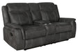 Lawrence Upholstered Tufted Back Motion Loveseat by Coaster at Eve Furniture