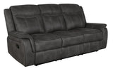 Lawrence Upholstered Tufted Back Motion Sofa by Coaster at Eve Furniture