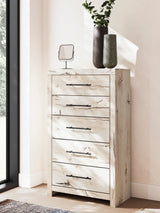 Lawroy Light Natural Chest of Drawers by Ashley at Eve Furniture