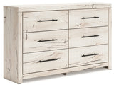 Lawroy Light Natural Dresser by Ashley at Eve Furniture