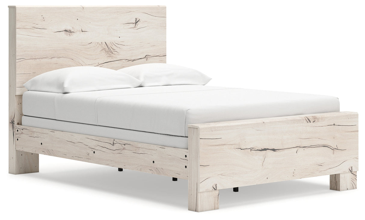 Lawroy Light Natural Full Panel Bed by Ashley at Eve Furniture