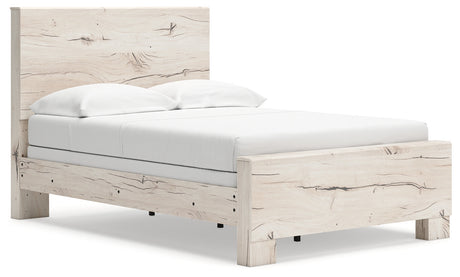 Lawroy Light Natural Full Panel Bed by Ashley at Eve Furniture