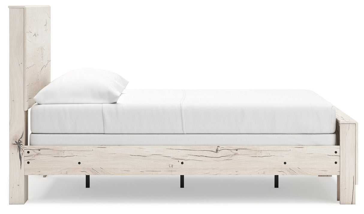 Lawroy Light Natural Full Panel Bed by Ashley at Eve Furniture