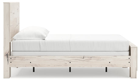 Lawroy Light Natural Full Panel Bed by Ashley at Eve Furniture