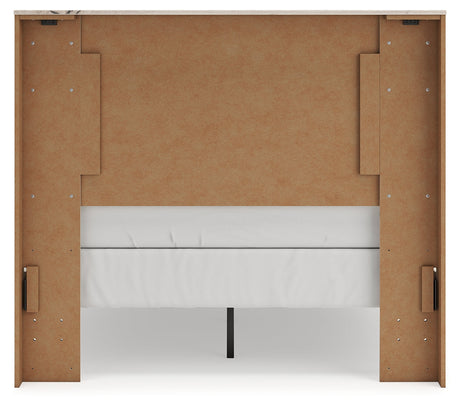 Lawroy Light Natural Full Panel Bed by Ashley at Eve Furniture