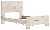 Lawroy Light Natural Full Panel Bed by Ashley at Eve Furniture