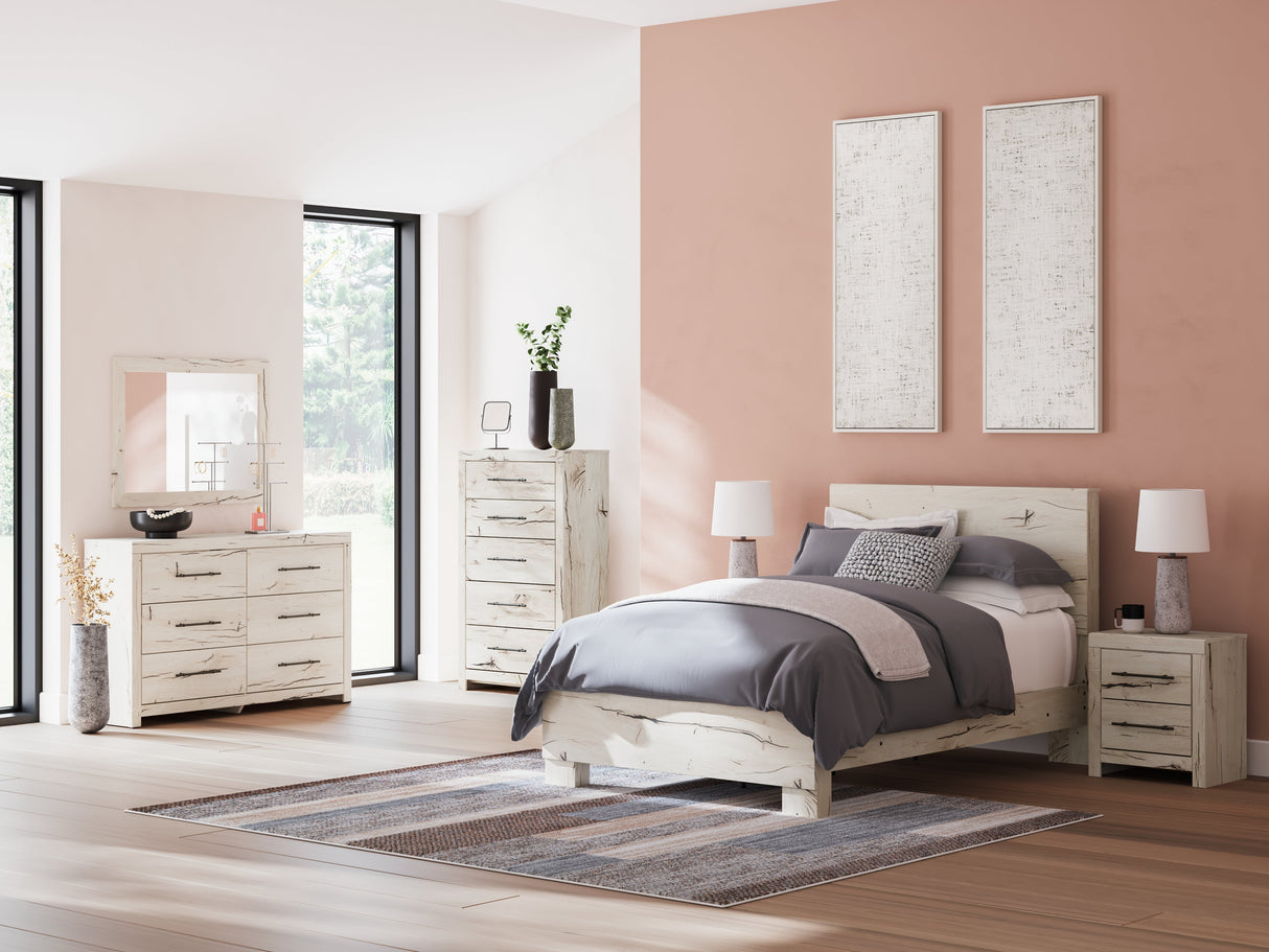 Lawroy Light Natural Full Panel Bed by Ashley at Eve Furniture