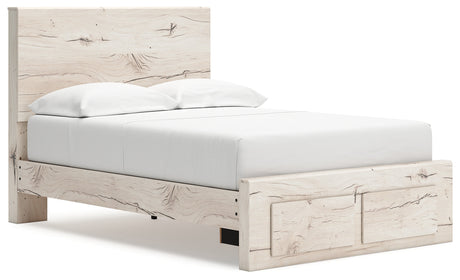 Lawroy Light Natural Full Storage Platform Bed by Ashley at Eve Furniture