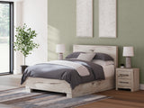 Lawroy Light Natural Full Storage Platform Bed with 4 Drawers by Ashley at Eve Furniture