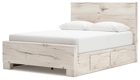 Lawroy Light Natural Full Storage Platform Bed with 4 Drawers by Ashley at Eve Furniture