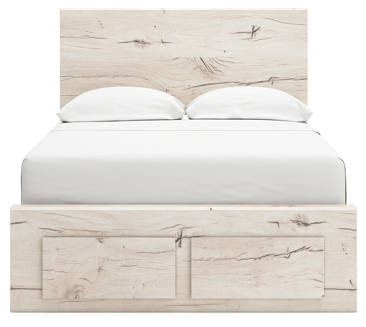 Lawroy Light Natural Full Storage Platform Bed with 6 Drawers by Ashley at Eve Furniture
