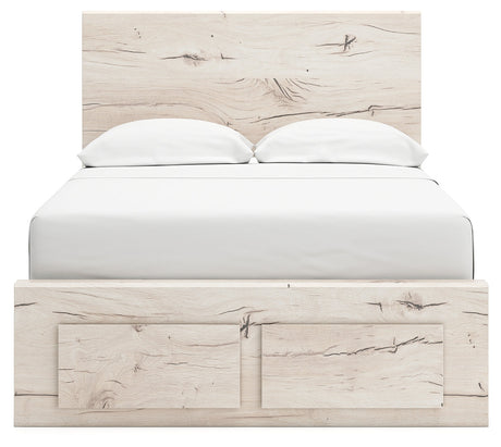 Lawroy Light Natural Full Storage Platform Bed with 6 Drawers by Ashley at Eve Furniture
