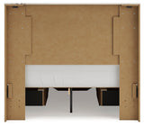 Lawroy Light Natural Full Storage Platform Bed with 6 Drawers by Ashley at Eve Furniture