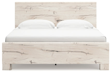 Lawroy Light Natural King Panel Bed by Ashley at Eve Furniture