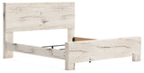 Lawroy Light Natural King Panel Bed by Ashley at Eve Furniture
