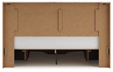 Lawroy Light Natural King Storage Platform Bed with 6 Drawers by Ashley at Eve Furniture
