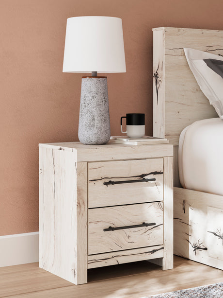 Lawroy Light Natural Nightstand by Ashley at Eve Furniture