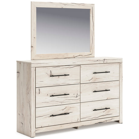 Lawroy Light Natural Panel Bedroom Set by Ashley at Eve Furniture