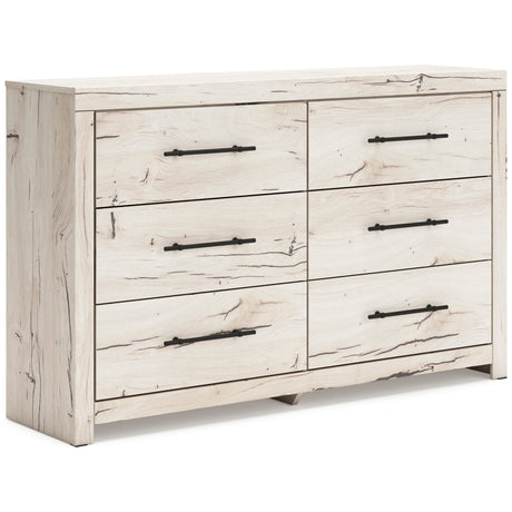 Lawroy Light Natural Panel Bedroom Set by Ashley at Eve Furniture
