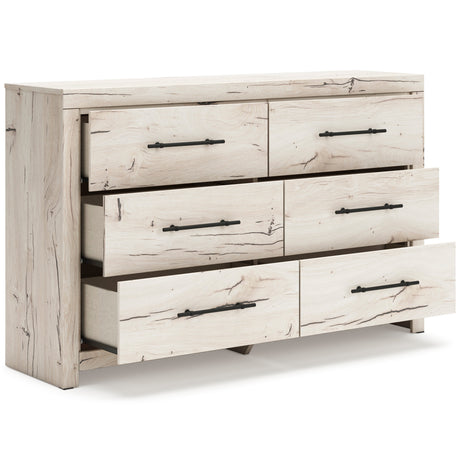 Lawroy Light Natural Panel Bedroom Set by Ashley at Eve Furniture