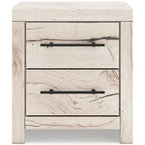 Lawroy Light Natural Panel Bedroom Set by Ashley at Eve Furniture