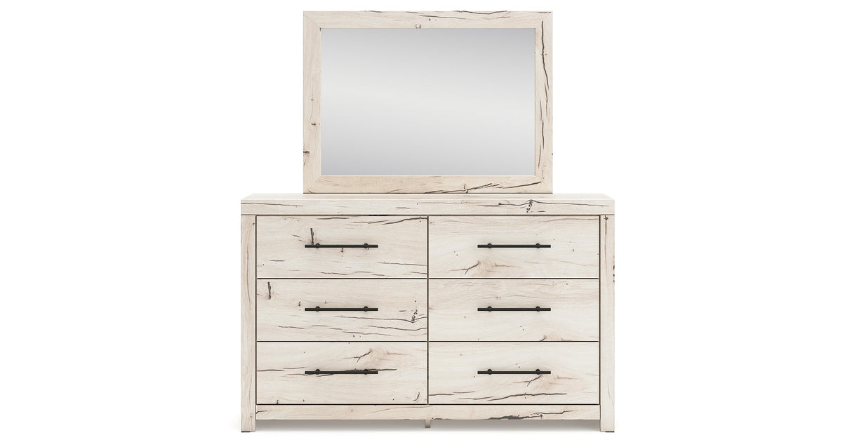 Lawroy Light Natural Panel Bedroom Set by Ashley at Eve Furniture