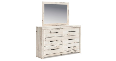 Lawroy Light Natural Panel Bedroom Set by Ashley at Eve Furniture