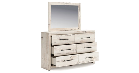 Lawroy Light Natural Panel Bedroom Set by Ashley at Eve Furniture