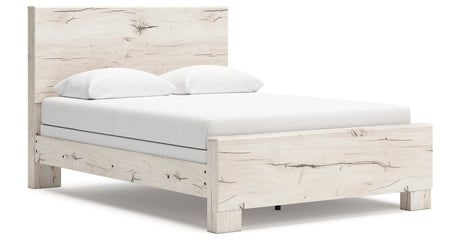 Lawroy Light Natural Panel Bedroom Set by Ashley at Eve Furniture