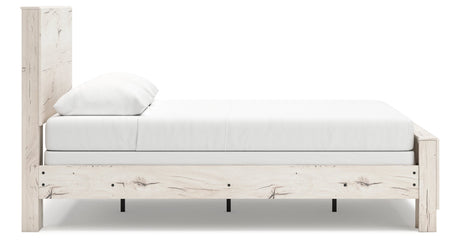 Lawroy Light Natural Panel Bedroom Set by Ashley at Eve Furniture
