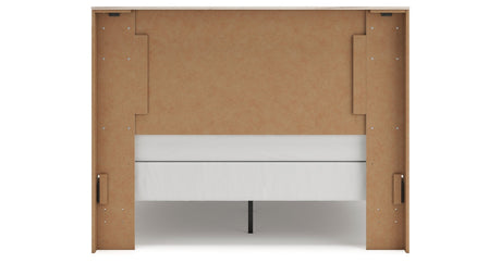Lawroy Light Natural Panel Bedroom Set by Ashley at Eve Furniture