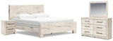 Lawroy Light Natural Panel Bedroom Set by Ashley at Eve Furniture