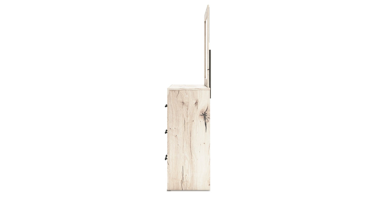 Lawroy Light Natural Panel Bedroom Set by Ashley at Eve Furniture