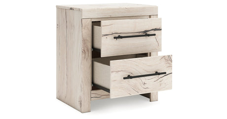 Lawroy Light Natural Panel Bedroom Set by Ashley at Eve Furniture