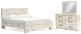 Lawroy Light Natural Panel Bedroom Set by Ashley at Eve Furniture