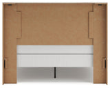 Lawroy Light Natural Queen Panel Bed by Ashley at Eve Furniture